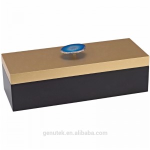 Bosca Maisiúil Jewel le gemstone